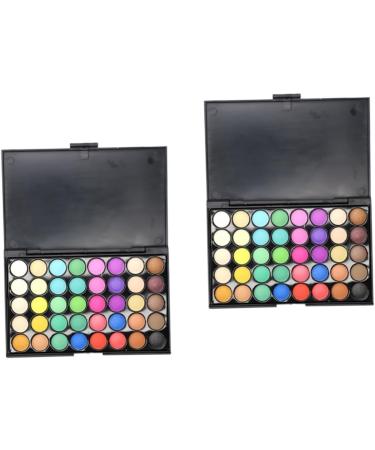 FRCOLOR 2pcs 40 Matte Eyeshadow Makeup Palette Eyeshadow Pallet Eye Shadow Multicolor Eyeshadow Palette 1 count (Pack of 1) As Shownx2pcs - Buy Online on GoSupps.com