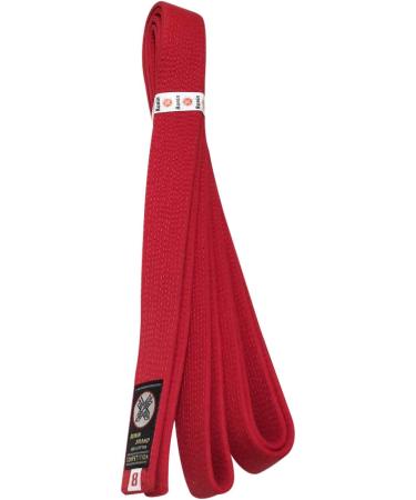 Ronin Deluxe Cotton Red Belt - Masters Belt for Karate  Tae Kwon Do  Judo  Jiu-Jitsu Martial Arts 5 - Buy Online on GoSupps.com