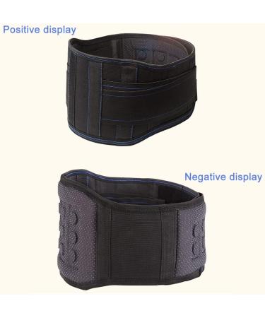 Magnetic Lumbar Support Belt | Self-Heating Waist Belt for Lower Back Pain Relief - Black98 | International Shipping - Buy Online on GoSupps.com