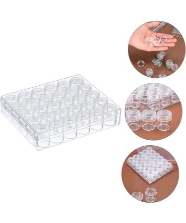 FRCOLOR Nail Stuff Organizer 1 Set Storage Box Sequin Trim Diamond Decor Manicure Organizer Container Clear Container Small Item Organizer Container Clear Bottle Plastic Diamond Box Nail - Buy Online on GoSupps.com