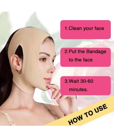 Medium Reusable Chin Slimming Strap for V Line Lifting - Face Mask & Jawline Shaper - Anti-Snoring (Pack of 1) - Buy Online on GoSupps.com