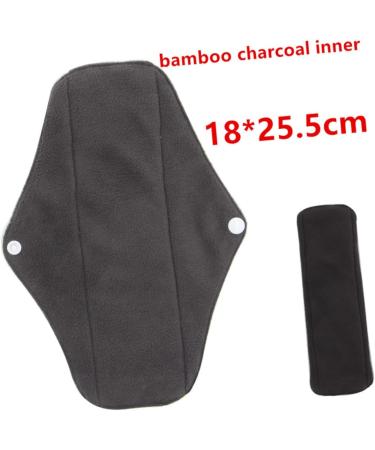 HAPINARY Washable Towel Reusable Menstrual Pads Portable Towel Maternity Napkin Bamboo Charcoal Cotton Mother Mama Pads Cloth Towel Cloth Menstrual Pads - Buy Online on GoSupps.com