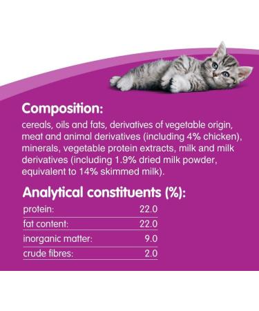 Whiskas 2-12 Month Kitten Milky Treats 55 g (Pack of 8) Milky Treats 55 g (Pack of 8) - Buy Online on GoSupps.com