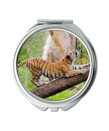 Mirror Travel Mirror animal big cat log pocket mirror portable mirror