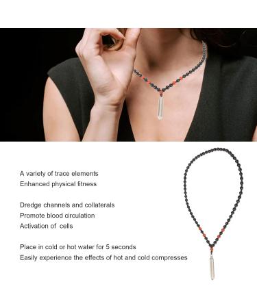 Buy Healing Terahertz Trailer Necklace | Negative Ion Energy for Insomnia & Fatigue Relief | Anti-Inflammatory Multifunctional Jewelry - Buy Online on GoSupps.com