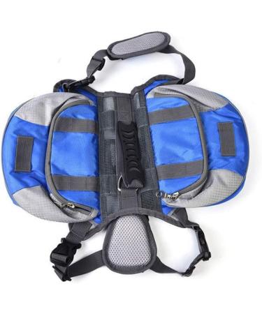 DC CLOUD Dog Backpack For Large Dogs Saddle Bag Dog Adjustable Backpack For Dog Dog Walking Accessories Dog Backpack For Medium Large Dogs Outdoor Hiking Camping blue L Blue L - Buy Online on GoSupps.com