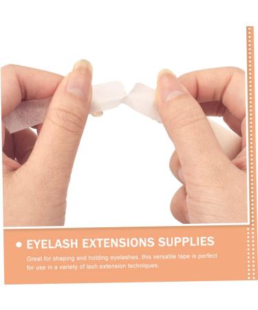 minkissy Gulonb 20 Rolls non-woven fabric supplies adhesive tape under adhesive eyelash tape eyes Easy to roll grafting tape grid white duct tape eyelash makeup belt White Put 3.5x1.2cm White 2 - Buy Online on GoSupps.com