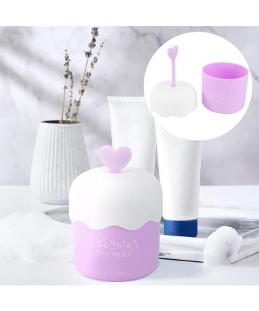 Veemoon Portable Facial Foaming Cup - Travel-Friendly Facial Cleansing Tool (Purple) | International Shipping Available - Buy Online on GoSupps.com