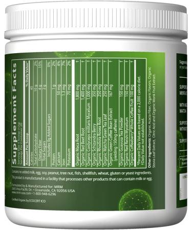 MRM Organic Pre-Workout Island Fusion 8.5 oz - Energy Boost & Endurance Supplement - Buy Online on GoSupps.com
