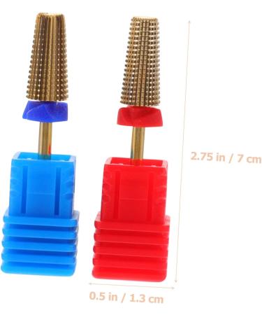minkissy Pedicure Kit Nail Drill Bits Head 10 Pcs Grinding Head Nails Drill Bits s s for Nails Nail Bit Nail Bits Alloy Acrylic Hard Cuticle Drill Bits Nail Drill Bits Nail Art Bits Kit 7X1.3CMx5pcs As Shownx5pcs - Buy Online on GoSupps.com