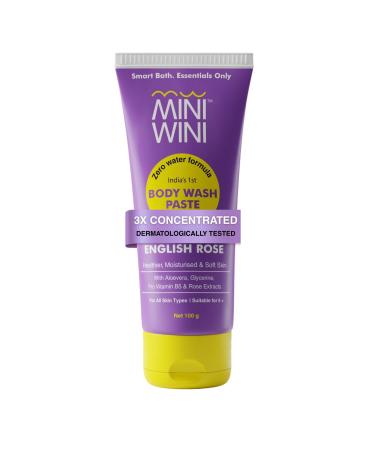 MiniWini 3X Concentrated Body Wash Paste 100g (3.2 fl oz) | Face + Body Cleanser | Aloe Vera Pro-Vitamin B5 & Glycerin | Travel-Friendly | Daily Use | For Men Women & Kids | All Skin Types