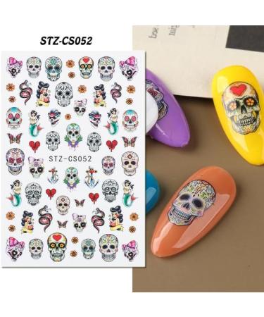Halloween Nail 14 Sheets Pumpkin Autumn Halloween Nail Art Stickers Decals Self Adhesive Ghost Pumpkin Skull Designs Nail Decorations Halloween Supplies for Women Girls & Kids - Buy Online on GoSupps.com