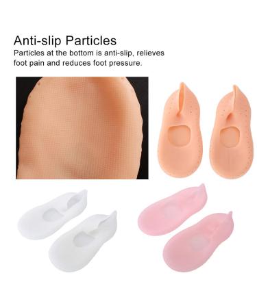 Moisturizing Silicone Socks - 2 Pack for Men & Women | Non-Slip Si M Pink - Perfect for Soft Hydrated Feet - Buy Online on GoSupps.com