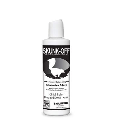 Skunk Off Pet Shampoo Safe for Head & Face 8-Ounce
