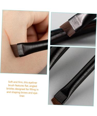 Baluue 15 Sets Ultra Thin Eyeliner Wood Eyebrow Brush Eyebrow Black Women Eyebrow Brush - Buy Online on GoSupps.com