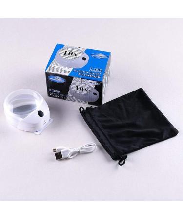 Desktop Paperweight Magnifying Glass 10x Optical Lens Desktop Mini Portable Multifunctional Magnifying Glass Good Times - Buy Online on GoSupps.com