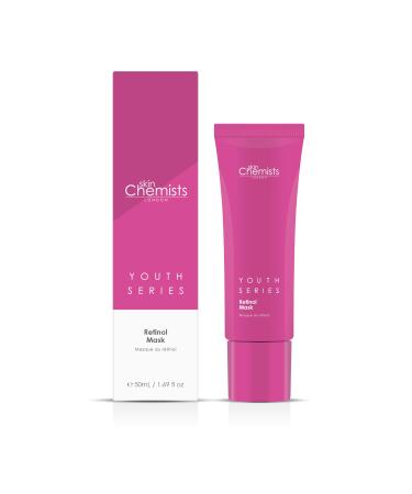 skinChemists Retinol & Bakuchiol Facial Mask 50ml | Smooths Lines Firms Skin Fights Against Signs of Aging Enhances Skin Barrier & Supports Cell Renewal