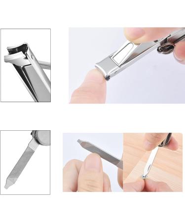 5in1 Multi Tool Nail Clippers Ultra Slim Foldable Multifunctional Pocket Nail Cutter With Nail File Nose Hair Scissors Screwdriver Key Chain Portable Mini Multi Nail Clippers for Travel Hiking Camping - Buy Online on GoSupps.com