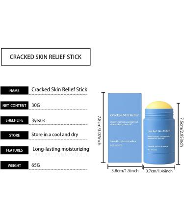 Heel Balm Stick | 30g Skin-Softening Care Butter Moisturizing Foot Cream | To Soften Dry Areas of the Body Recommended for the Whole Family - Buy Online on GoSupps.com