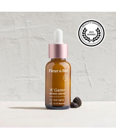 Retinol Serum | 100% Vegan Anti-Aging Face Serum | Reduce Wrinkles Lines & Dark Spots | A Game by Fleur & Bee - 1 oz - Buy Online on GoSupps.com