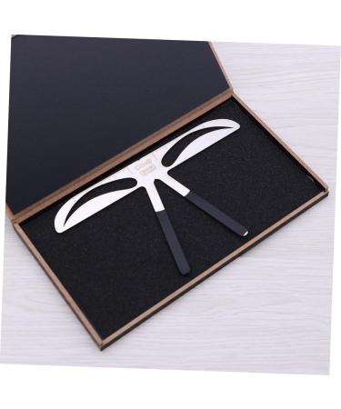 FOMIYES Eye Brow Shaping Kit Eyebrow Grooming Stencil Eyes Brow Stencils Mold Eyebrow Shape Balance Ruler - Buy Online on GoSupps.com