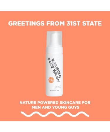 31st State Teen Acne Face Wash - Gluten Free Vegan & Paraben Free Skincare for Boys | 150ml - Buy Online on GoSupps.com