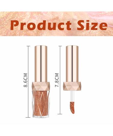 Glitter Liquid Eyeshadow - Waterproof Long-Lasting Diamond Glitter Eyeliner for Cosplay & Party Makeup (Glossy Black) - Buy Online on GoSupps.com