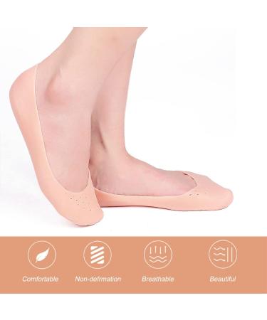 Beaupretty 2pairs Socks Dry Breathable Foot Protectors Cracked Feet Skin Care Sock Foot Covers Anti-Cracking Feet Men Loafers Hydrating Lotion Foot Care Covers Elastic Spandex Show Man White 16.5x8.7cm - Buy Online on GoSupps.com