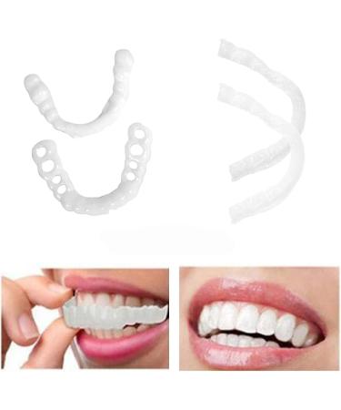 3 Pairs of Cosmetic Veneers - Instant Teeth Solution for Men & Women | Bad Tooth Whitening Alternative - Buy Online on GoSupps.com