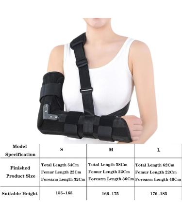 Buy SFKLYU Arm Sling Shoulder Immobilizer - Rotator Cuff Support Brace & Elbow Immobilizer - Medium Size for Injury Relief - International Shipping Available - Buy Online on GoSupps.com