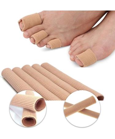 Soft Gel Toe Cushion Tubes Sleeves for Corns Blisters Calluses - Size L - Buy Online on GoSupps.com