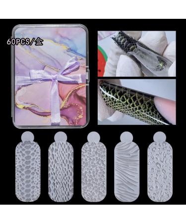 60x Nail Silicone Mold Touch Crystal Duals Nail Forms Shape Nail Forms for Creating Relief Design on Nails - Buy Online on GoSupps.com