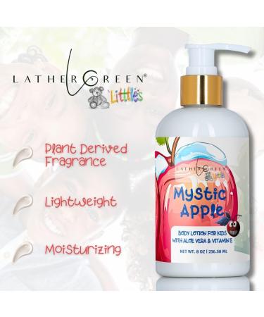 Lather Green Kids Body Lotion Plant Based Gentle Moisturizer with Shea Butter Safe for Sensitive Skin Mystic Apple 3 Pack (8 oz Each) - Buy Online on GoSupps.com