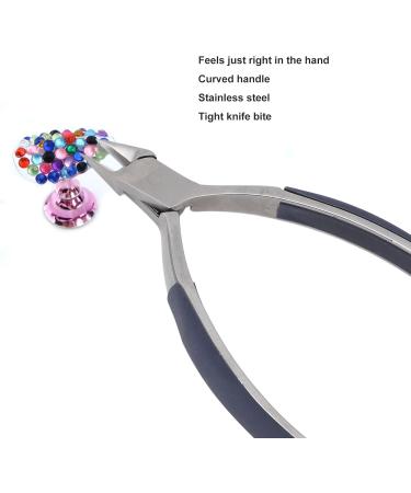 Stainless Steel Cuticle Nipper Large Flat Mouth Clipper with Easy Grip Dead Skin Remover for Nail Art & Care - Buy Online on GoSupps.com