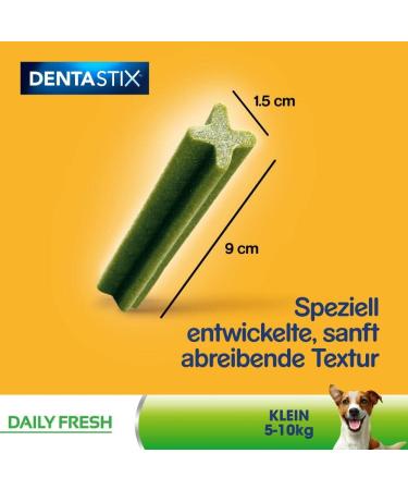 Buy Pedigree Dentastix Daily Fresh Dental Snacks for Small Dogs - 10 Pack (7 Pieces) | Healthy Chews with Active Ingredients | 1.1 kg - Buy Online on GoSupps.com