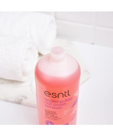  ESNTL Acetone-free nail polish remover | 1L x 3 | Super strong formula | Approved by British beauty salons - Buy Online on GoSupps.com