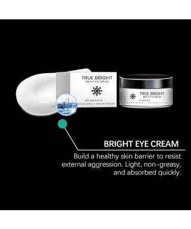 True Bright Eye Cream Eye Contour Cream Eye Bright Cream helps dark circles and tired eyes Brightening Dark Circle Eye Cream Korean Skincare - Anti-aging & anti-dark circles 15 ML (2pc) - Buy Online on GoSupps.com