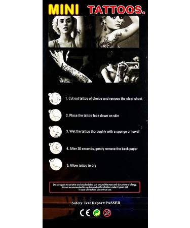 Coconut Palm Beach Tree Mini Tattoos - 2 Sheets | Temporary Tattoo Stickers for Men, Women, and Kids | Waterproof Body Art for Fun Parties - Buy Online on GoSupps.com