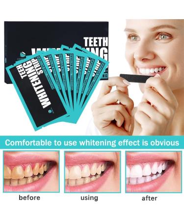 Teeth Whitening Strips New Enamel-Safe Teeth Whitening Formula No Sensitivity for Brilliantly White Teeth 7 Pairs - Buy Online on GoSupps.com