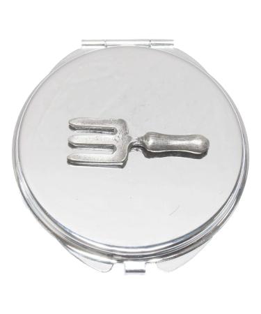 Garden Fork Compact Mirror Handbag Gift With Free Engraving 148
