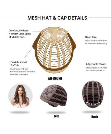HAIRCUBE Brown Curly Synthetic Wig with Blonde Highlights for Women - Buy Online on GoSupps.com