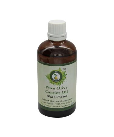 Olive Oil Olea Europaea Pure Olive Oil For Hair Unrefined 100 Pure Natural Cold printed OliveOil 5ml 0169oz By R V Essential 5ml 0169oz