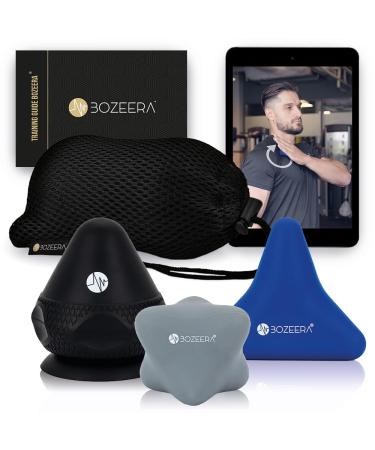 Bozeera |Trigger point trigger set |Triggerdinger with suction cup |For muscle pain and tension |3x trigger point massage device | Painless presser set including video instructions booklet & bag - Buy Online on GoSupps.com