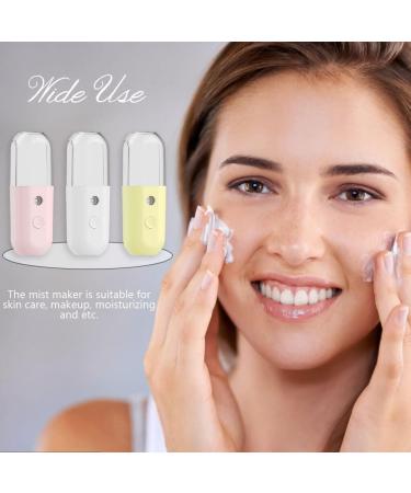 BOKIOESDE Face Sprayer Rechargeable Moisturizing Coated 1800mAh USB Charging Replacement Steamer Mist Maker Diffuser Humidifier Pink - Buy Online on GoSupps.com