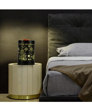 Enaroma Black Christmas Wax Warmer | Electric Wax Melter & Tart Burner for Home Decor - Buy Online on GoSupps.com