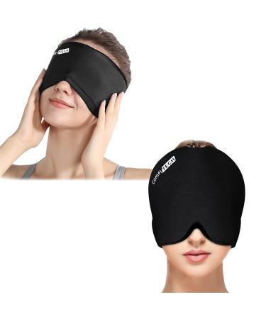 ComfiTECH Migraine Relief Hat for Headache & Eye Ice Pack Mask for Puffy Eyes