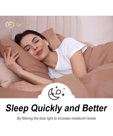 Buy Goiteia 100% Orange Blue Light Blocking Fit Over Glasses - Amber Tint Gaming Glasses for Sleep & Eye Strain - Ultra Light & Comfortable - Buy Online on GoSupps.com
