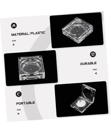 Ipetboom Makeup Eyeshadow 18 Pcs Eye Shadow Box Eyeshadow Plastic Trays Cosmetics Mini Eye Shadow Case up Filling Travel 4.2x1.5cmx3pcs As Shownx3pcs - Buy Online on GoSupps.com