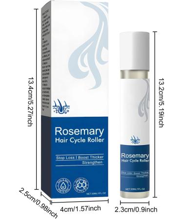  G n rique 2 x Roll On Rosemary Hair Serum 3% Rosemary Blocking Scalp Serum Promotes Oxygen Flow Reduces Hair Loss Nourish Hair Root - Buy Online on GoSupps.com