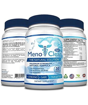 Menoclear Day + Night Menopause Supplement - 3 Day and 3 Night Bottles - Hot Flash & Mood Swing Relief - Natural 6 Piece Set - Buy Online on GoSupps.com